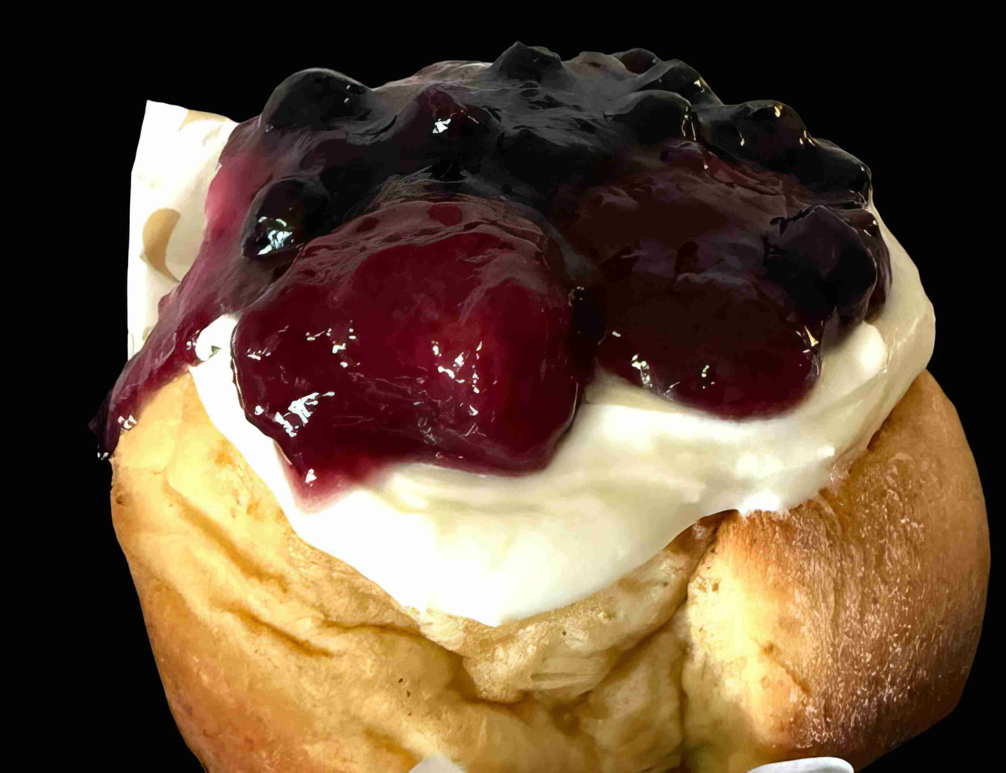 Roll de frutos rojos