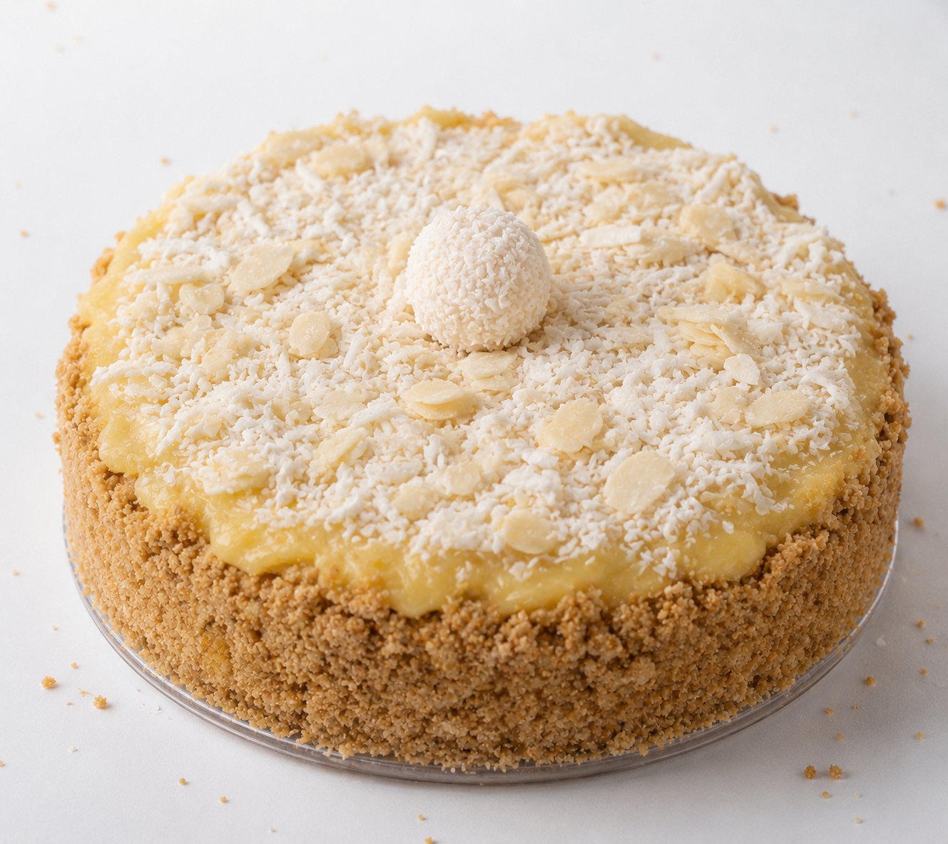 Pay de plátano con Raffaello