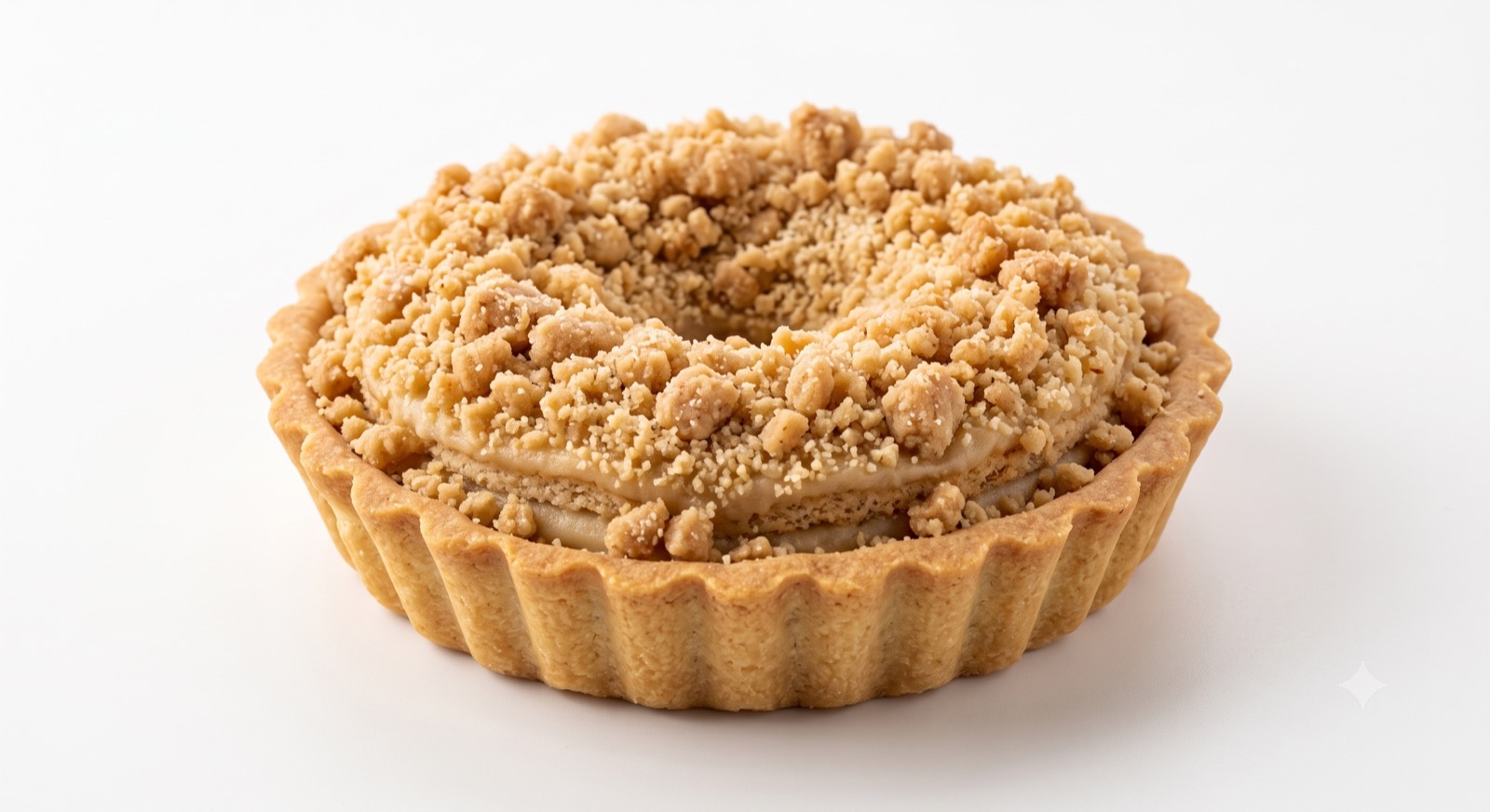 Tartaleta de chocolate con mazapán
